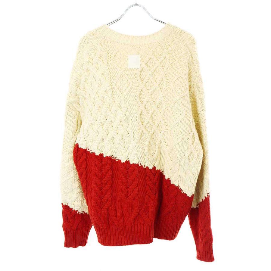 LOEWE ロエベ 23AW グラデーションケーブル編みニットセーター LOEWE ロエベ 23AW グラデーションケーブル編みニットセーター