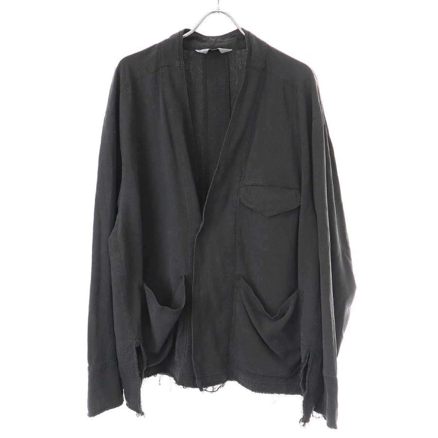 ANCELLM アンセルム 24SS SILK SUEDE COLLARLESS JACKET ネップ ANCELLM アンセルム 24SS SILK SUEDE COLLARLESS JACKET ネップ