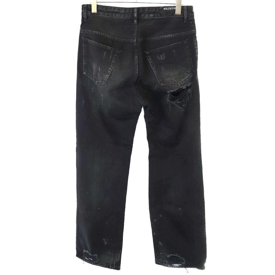 BALENCIAGA バレンシアガ 23SS Destroyed Knee Baggy Jeans BALENCIAGA バレンシアガ 23SS Destroyed Knee Baggy Jeans