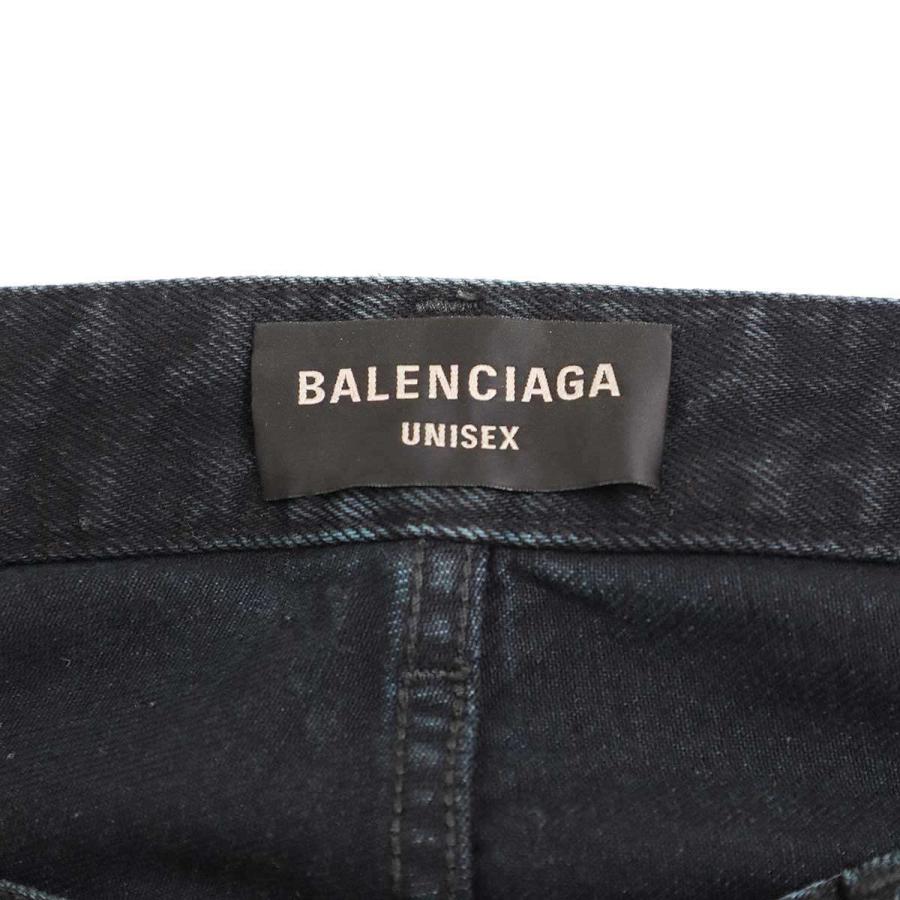 BALENCIAGA バレンシアガ 23SS Destroyed Knee Baggy Jeans BALENCIAGA バレンシアガ 23SS Destroyed Knee Baggy Jeans