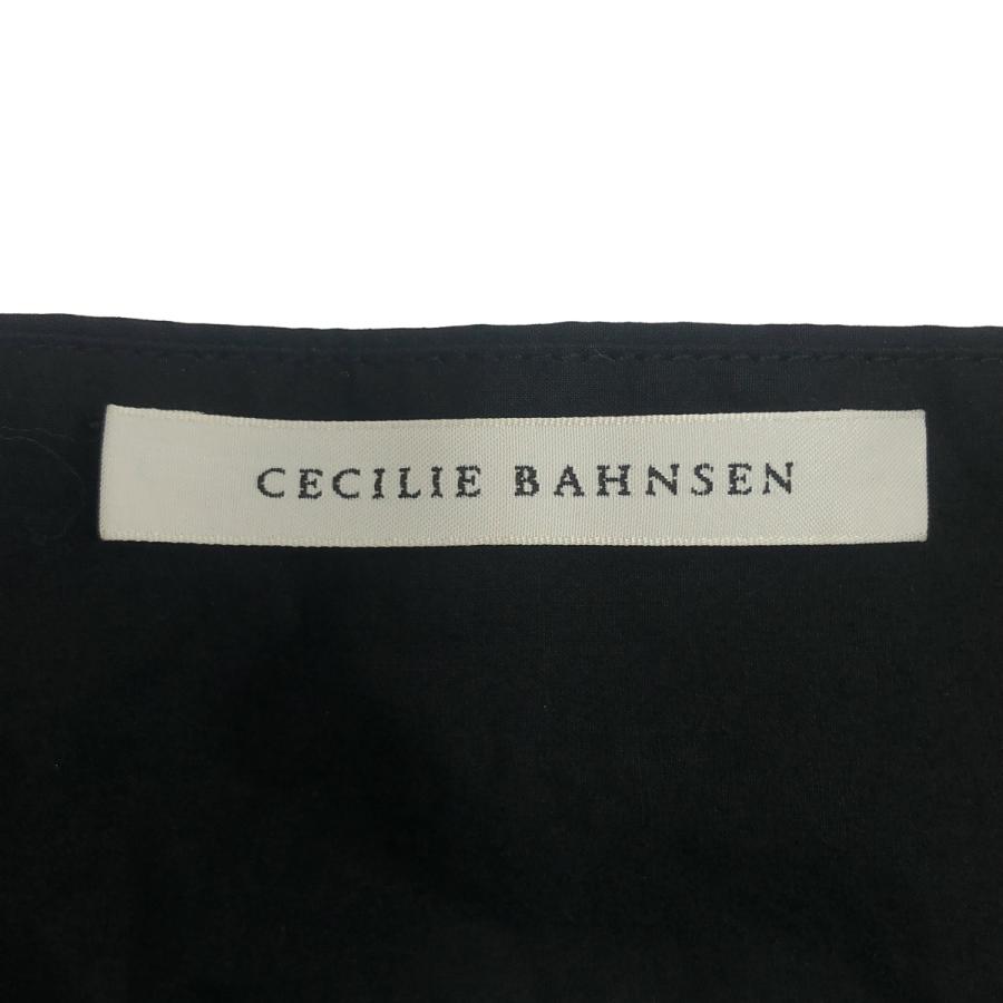 CECILIE BAHNSEN セシリーバンセン SUSA DRESS COTTON コットンキャミソールドレスワンピース BLE-13140-A ブラック UK6 ITTIY2GJL7EOの画像