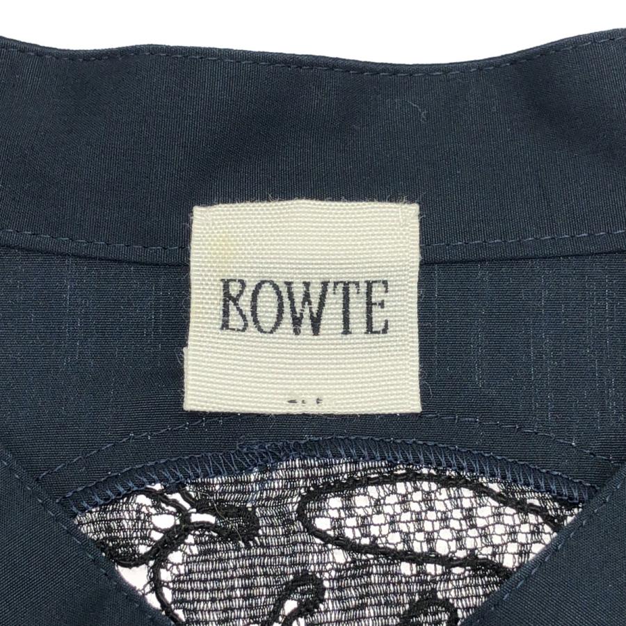 シャツ BOWTE バウト 23SS LACE PANELED SHIRT レースパネル