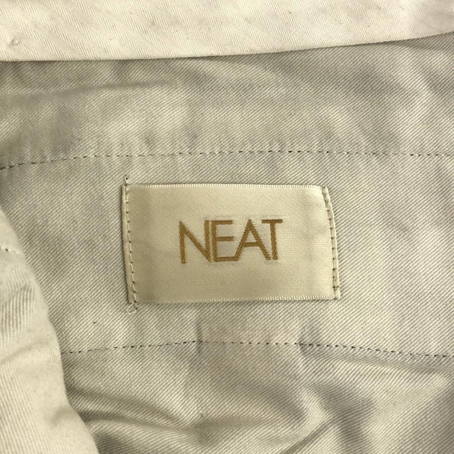 NEAT ニート リネンペーパー テーパードスラックスパンツ グレー NEAT ニート リネンペーパー テーパードスラックスパンツ グレー