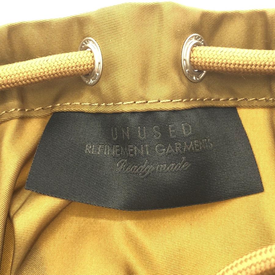 UNUSED アンユーズド 23SS Mini bag ナイロンミニ巾着バッグ ブラウン 