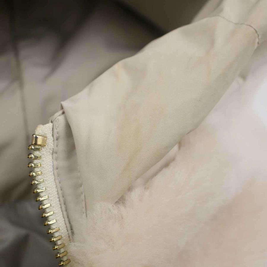 DUNO（デュノ） DEA レイヤードムートンダウンコート ピンク ベージュ