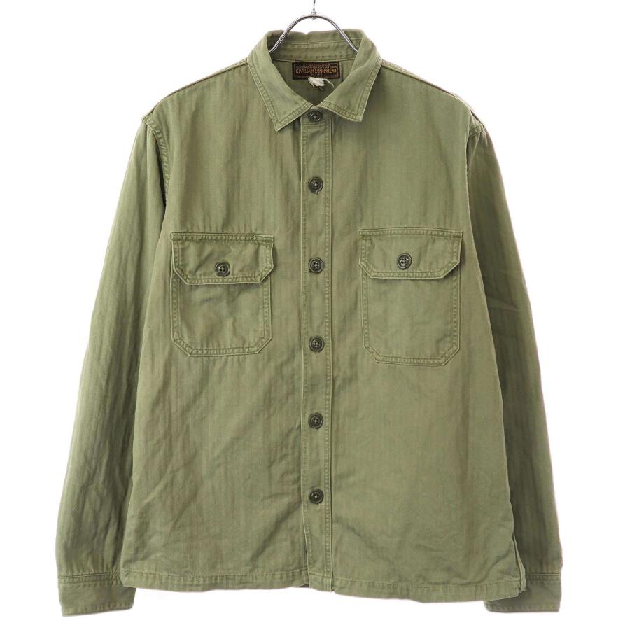 フリーホイーラーズ FREEWHEELERS ヘリンボーンワークシャツ