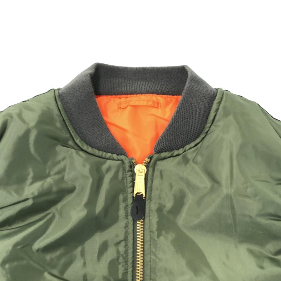 THRIFTY LOOK スリフティ-ルック MA1 リバーシブルベスト カーキ 