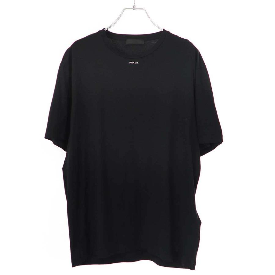 PRADA プラダ 23SS エンボスロゴストレッチクルーネックTシャツ UJN843  