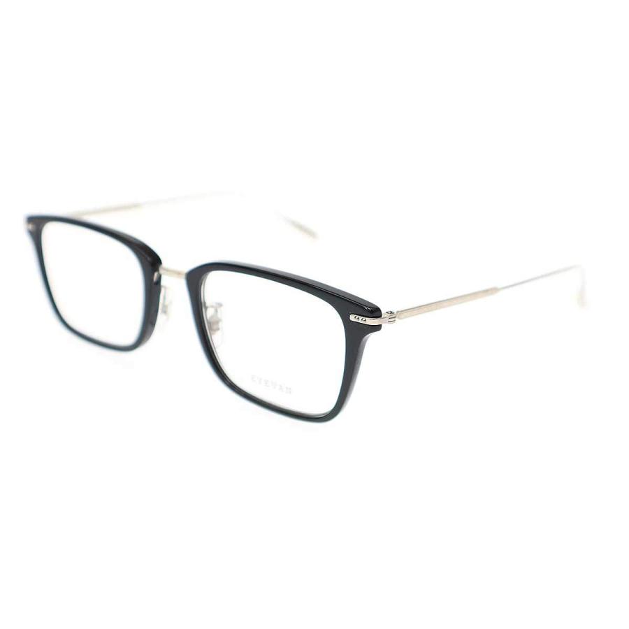 EYEVAN アイヴァン　Damas SUNOLB EYEVAN（アイヴァン） Damas PBK/S アイウェア ブラック×シルバー 51