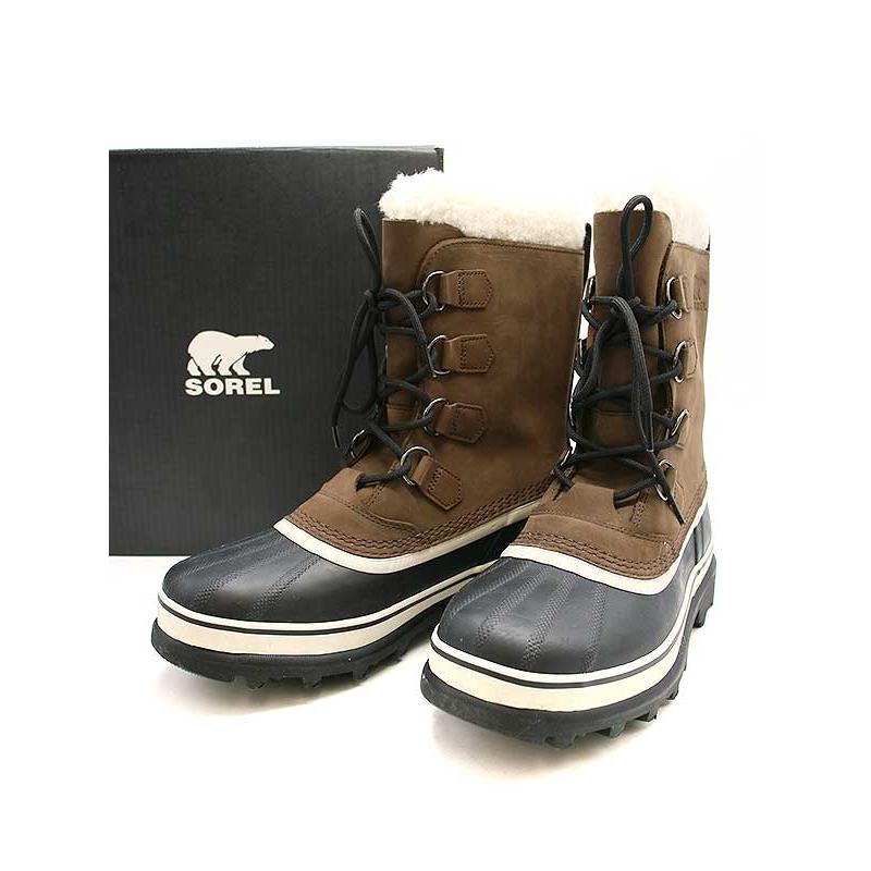 SOREL ソレル CARIBOU BRUNO ウォータープルーフスノーブーツ ブラウン 