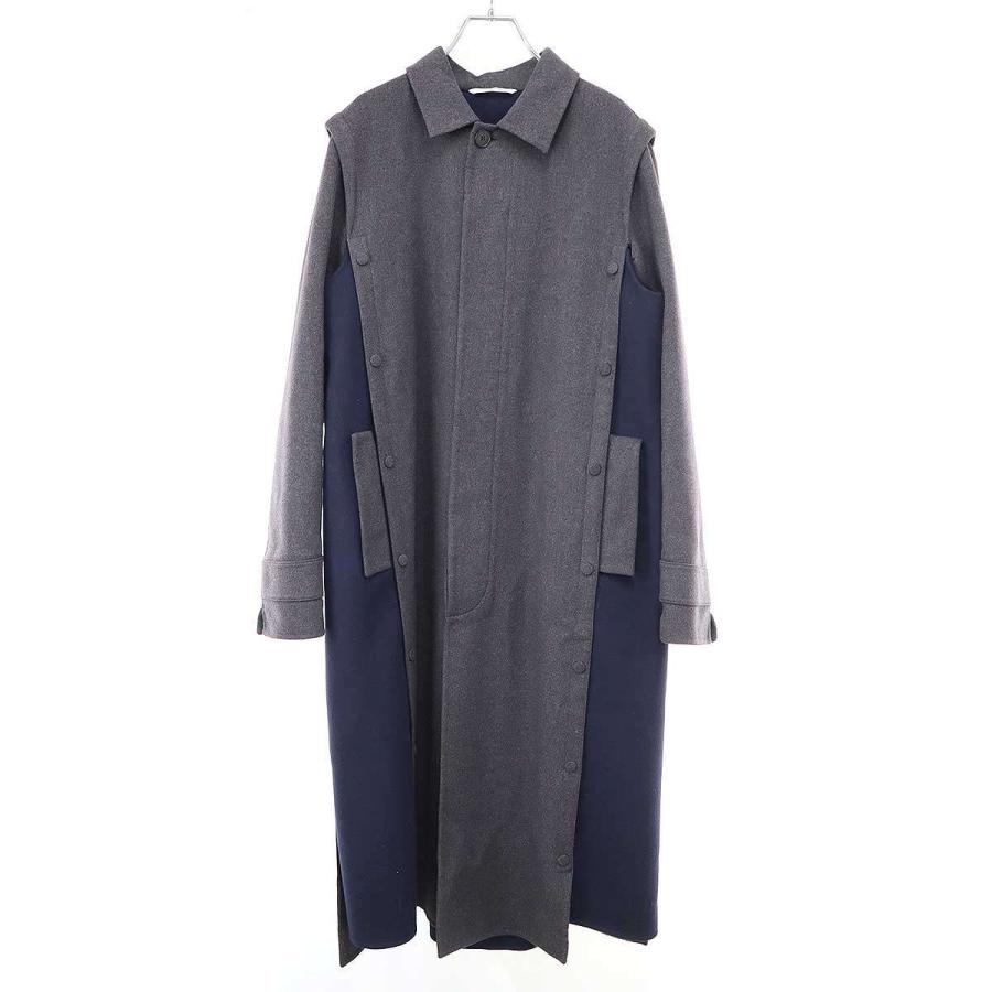 18aw】ARTS&SCIENCE ウール リバーシブル ボタンレス コート 【公式通販】