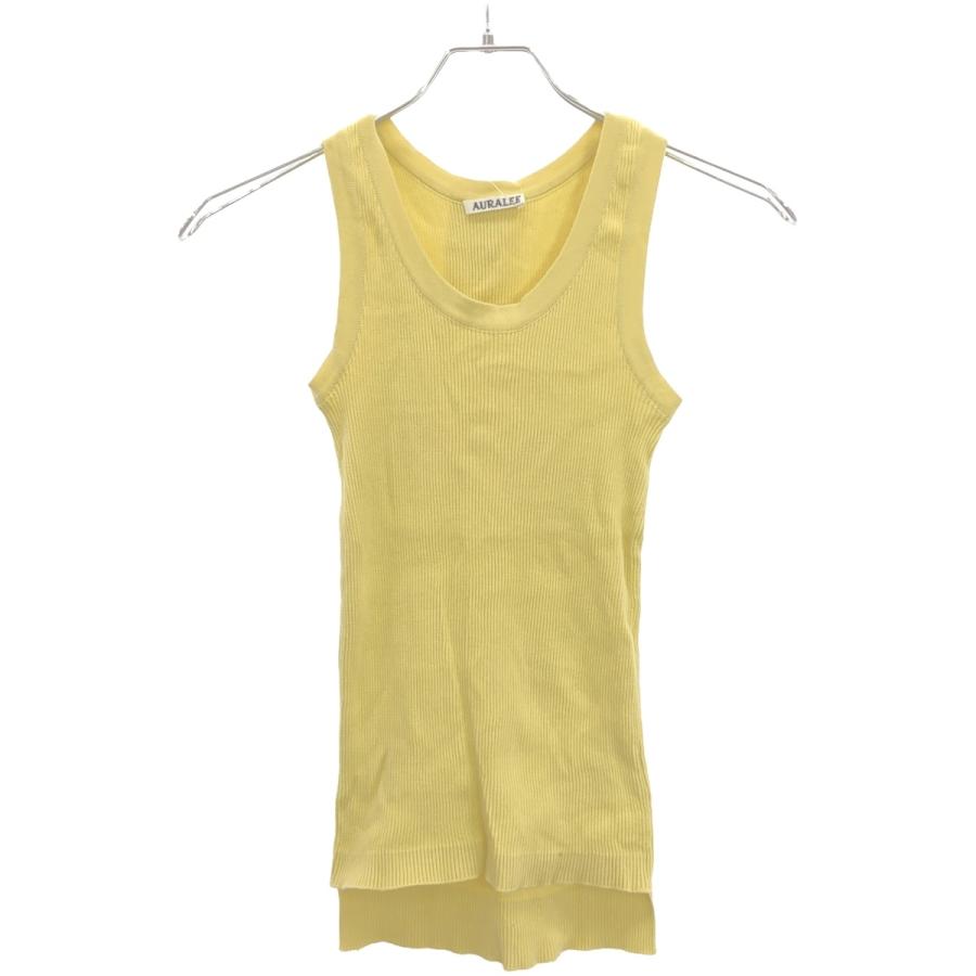 AURALEE（オーラリー） 24SS GIZA HIGH GAUGE RIB KNIT TANK ギザハイ