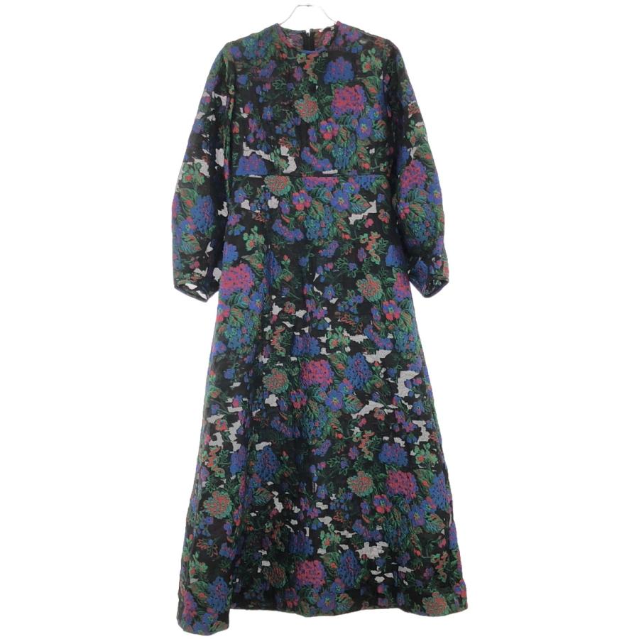 INSCRIRE（アンスクリア） 19AW フラワージャガードシアーワンピース