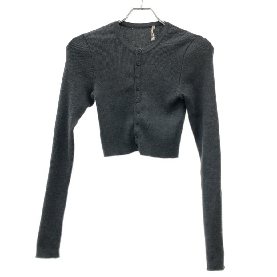 AURALEE 24AW ショートカーディガン AURALEE（オーラリー） 24AW RIB KNIT SHORT CARDIGAN リブニット