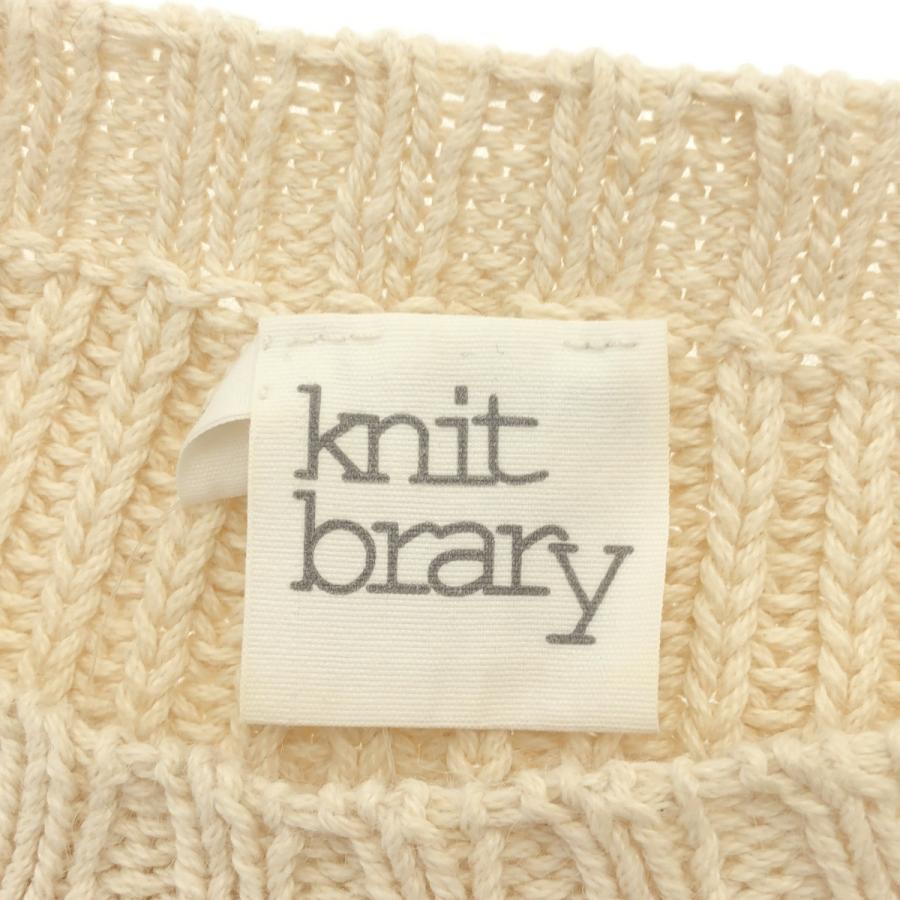 knit brary ニットブラリー コットンアルパカニットセーター 