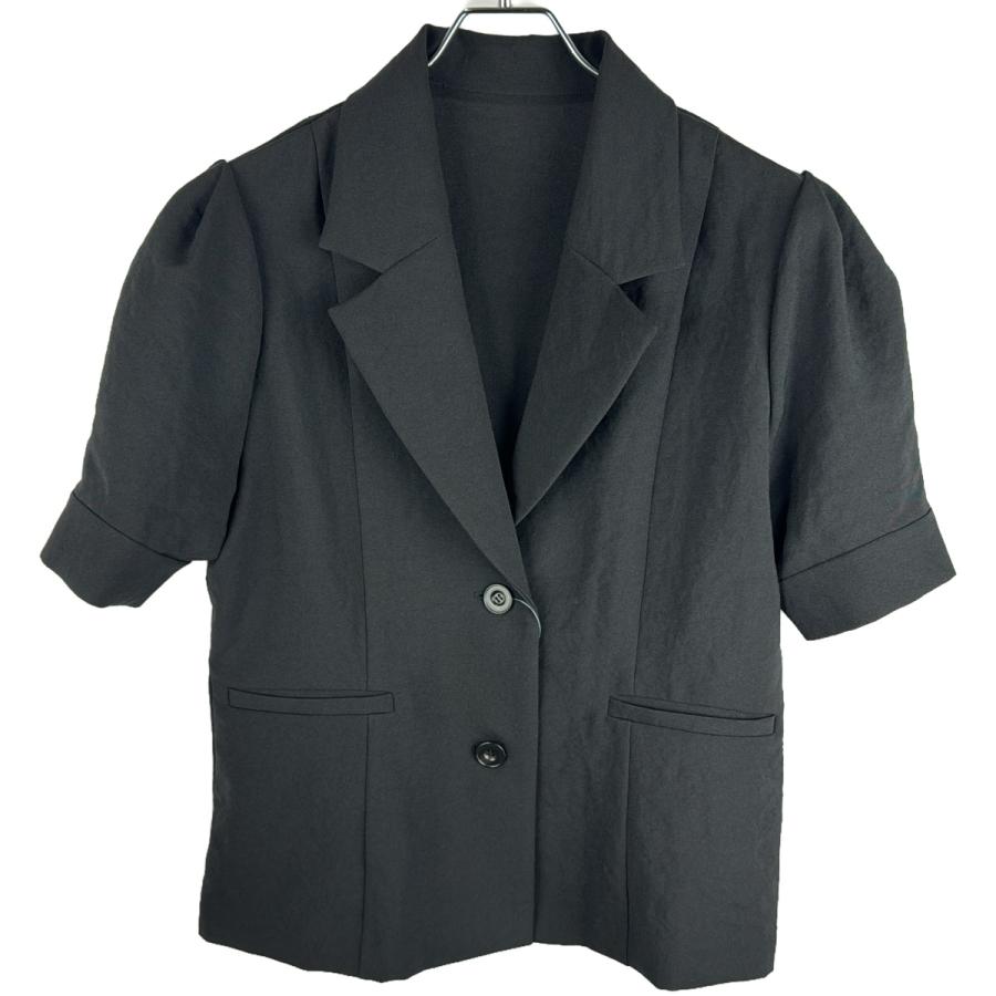 RIM.ARK - RIM.ARK リムアーク 24SS Half sleeve summer JK ハーフスリーブサマージャケット 460HSL30-0580 ブラック F RIM.ARK リムアーク 24SS Half sleeve summer JK ハーフスリーブ