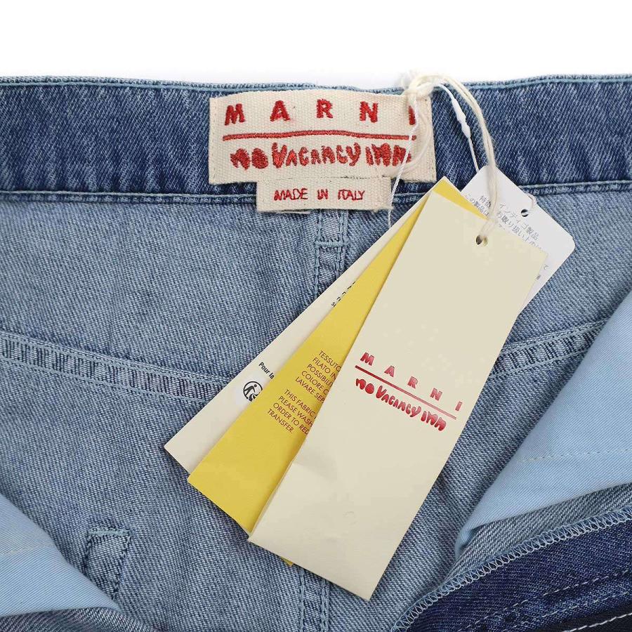パンツ MARNI マルニ 23SS NO Vacancy Inn アップリケワイドレッグ