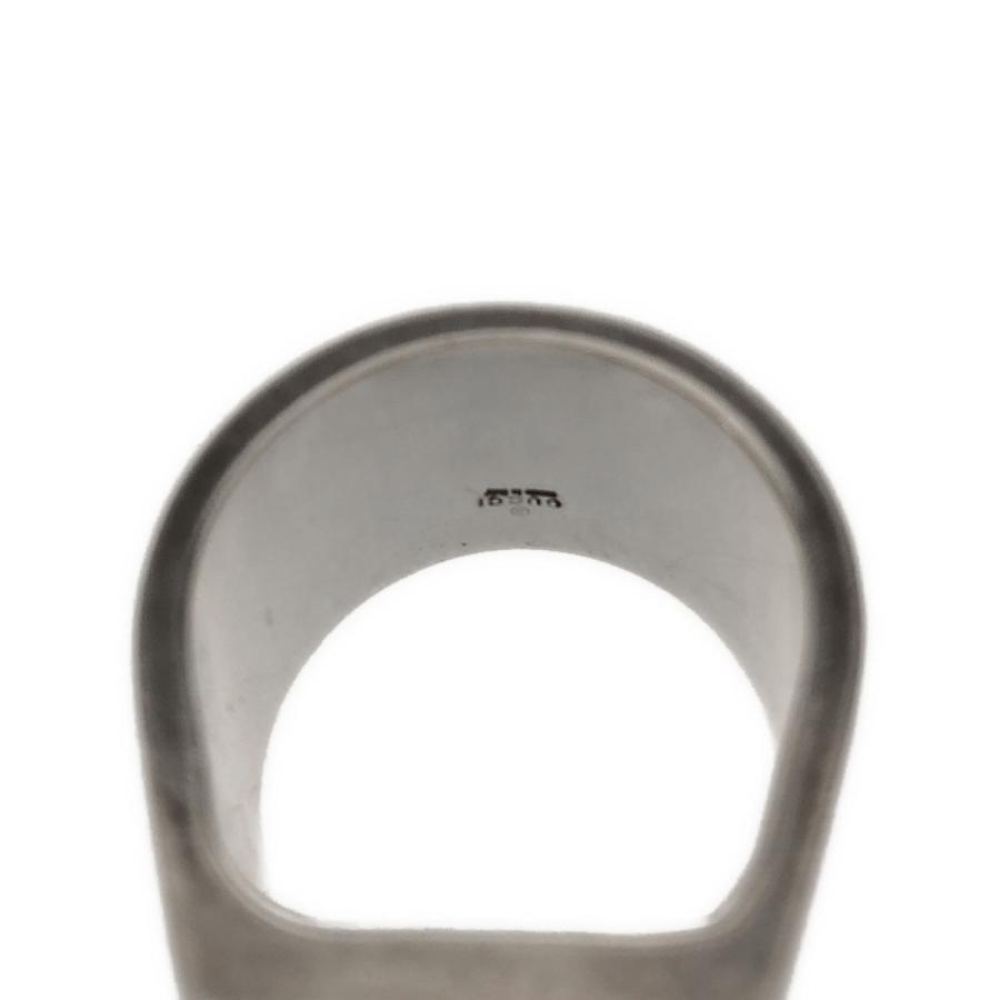 GUCCI（グッチ） スクエアシグネットリング シルバー 14号程度