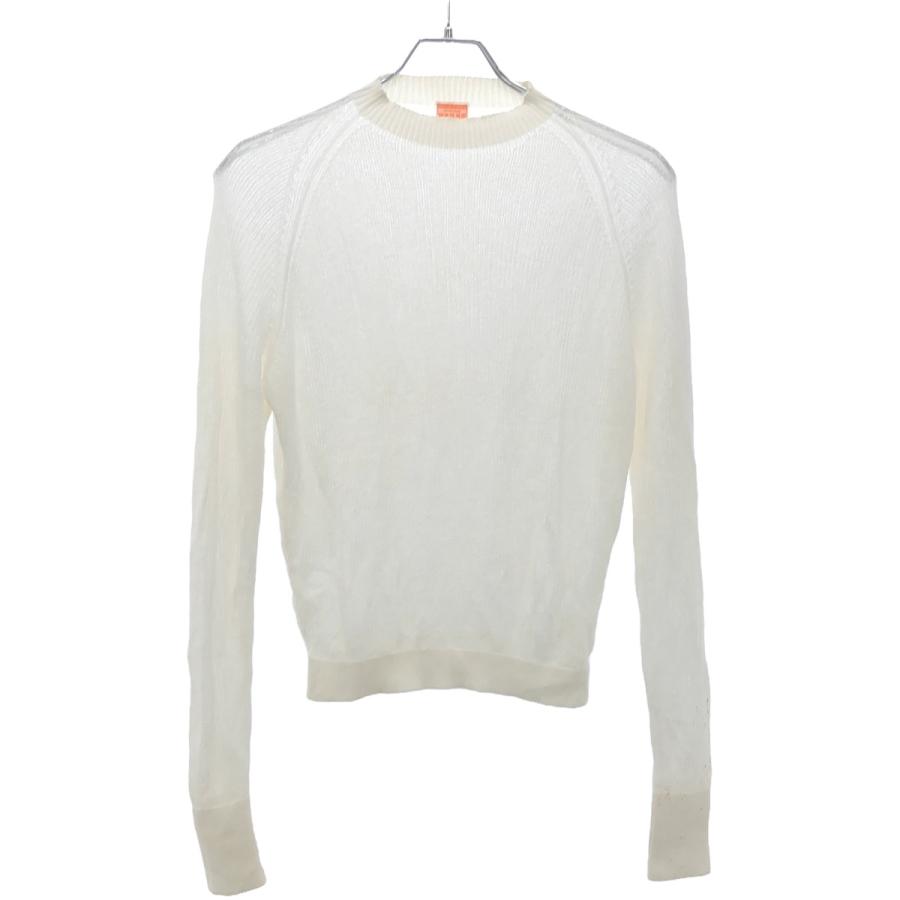 MAISON EUREKA メゾンエウレカ RIB HIGH NECK SUMMER SWEATER リブ 