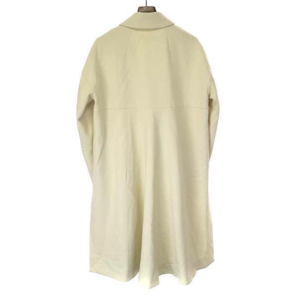 エンフォルド ダブルクロススリットオーバーコート アイボリー 38 M ENFOLD エンフォルド 19SS ダブルクロススリットオーバーコート