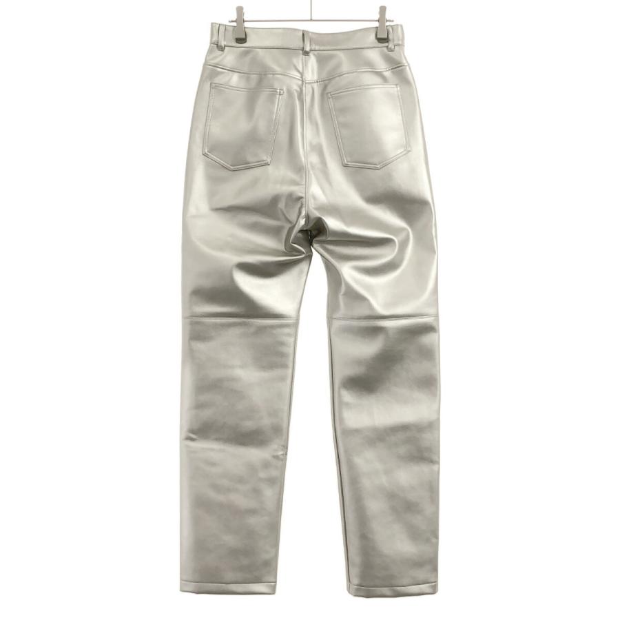 6(ROKU) BEAUTY&YOUTH UNITED ARROWS SILVER COLOR FAKE LEATHER 6(ROKU) BEAUTY&YOUTH UNITED ARROWS SILVER COLOR FAKE LEATHER