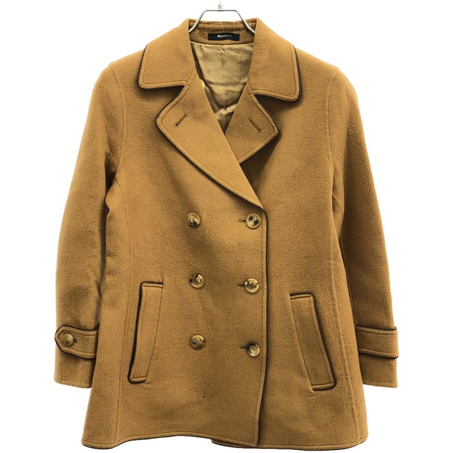 Aquascutum（アクアスキュータム） カシミヤ混トリムダブルテーラード 