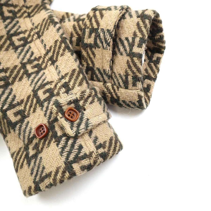 GUCCI（グッチ） 22SS Jacquard Coat GGジャガードウールコート 664708