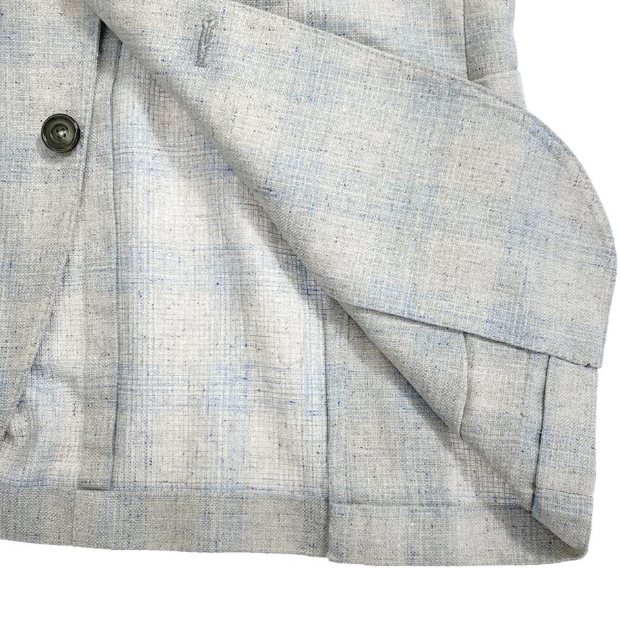 SANTONI（サントーニ） Santonio napoli サントニオ チェック柄シルク