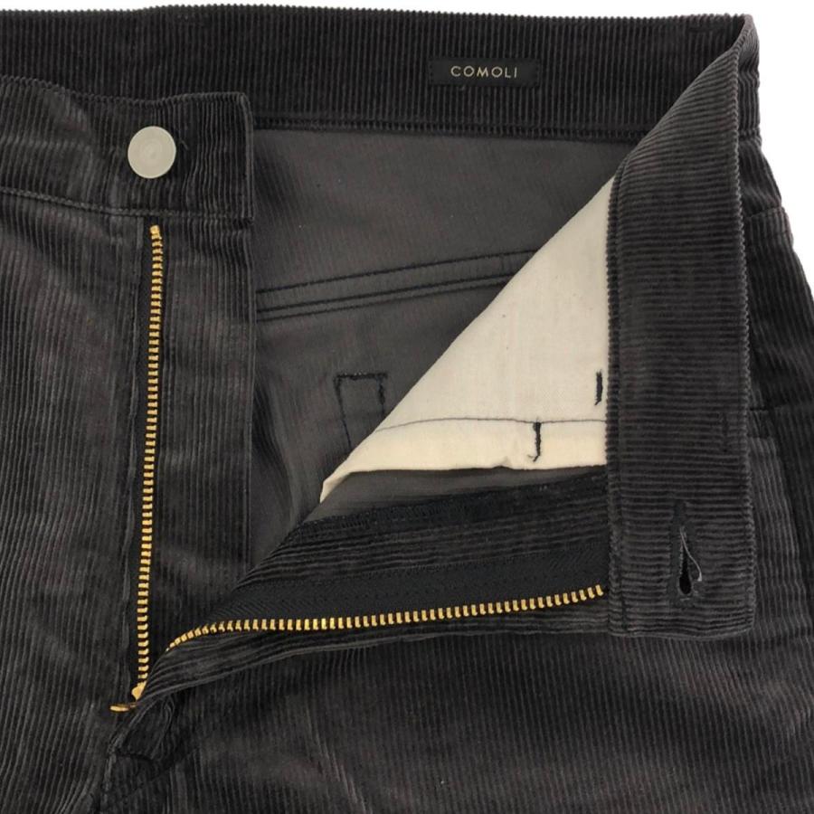 COMOLI コモリ 23AW コーデュロイ5Pパンツ Y03-03021 グレー 1 COMOLI コモリ 23AW コーデュロイ5Pパンツ Y03-03021 グレー 1