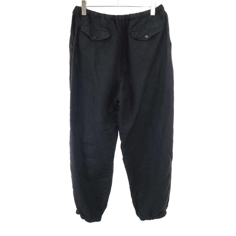 COMOLI（コモリ） 24AW リネン起毛ドローストリングパンツ A03