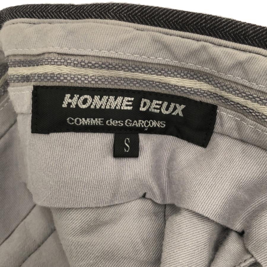 COMME des GARCONS HOMME DEUX コムデギャルソンオムドゥ 16AW ウールヘリンボーンスラックスパンツ DR-P034 グレー S ITUQXW1RUKPW｜modescape｜03