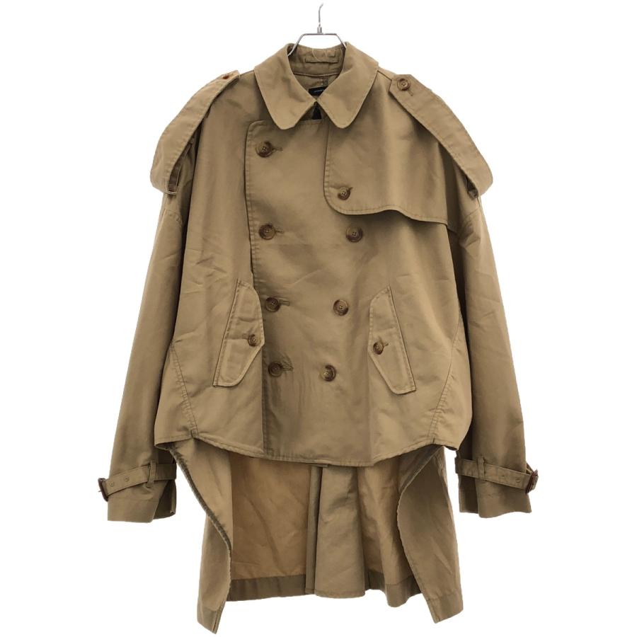 R13 アールサーティーン Tuck In Trench バックロングトレンチコート 