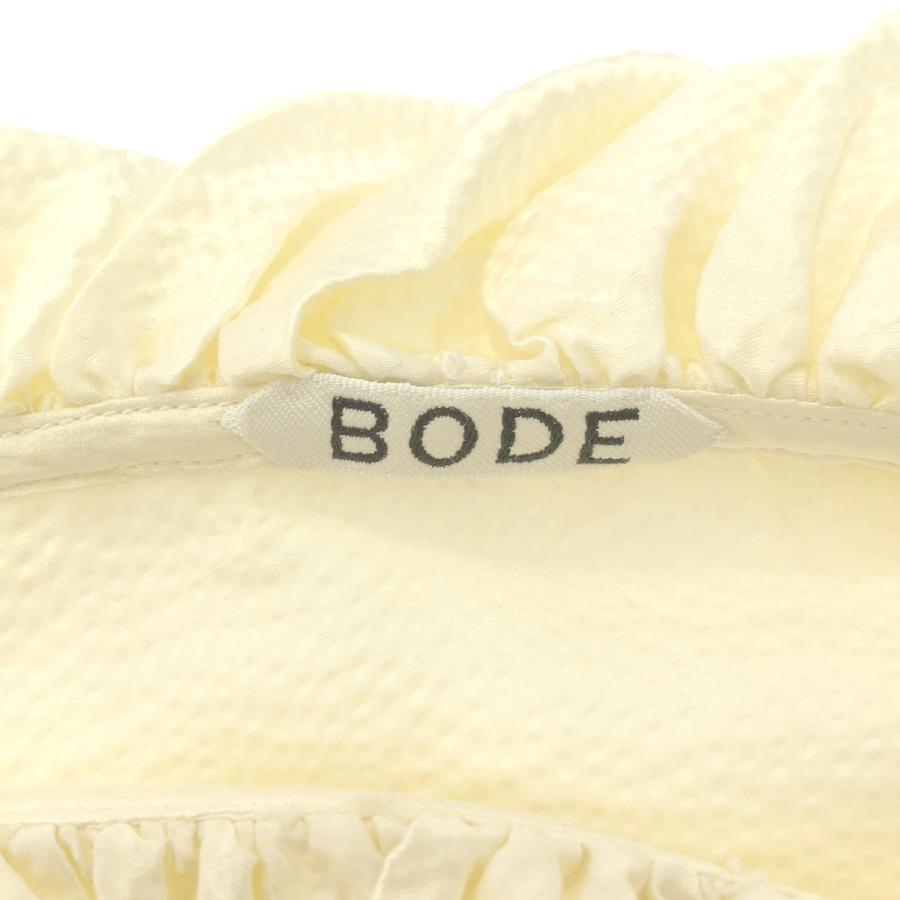 BODE NY ボーディー 25SS Claret Blouse シルクブラウスシャツ BLH-15000-A アイボリー XS ITUU0Y07QBTOの画像