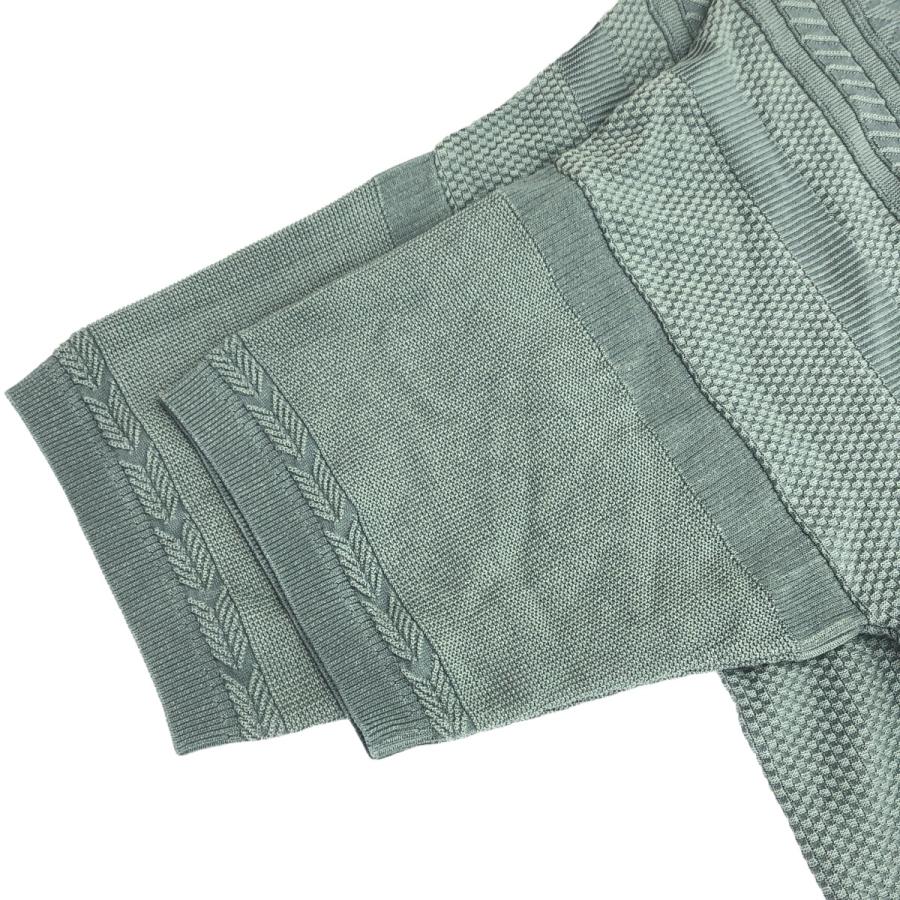 YASHIKI ヤシキ 23SS Harukaze Henley Knit ヘンリーニットポロシャツ 