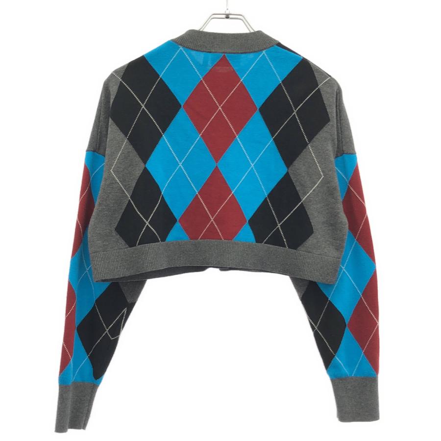 nagonstans ナゴンスタンス アーガイルカレッジニットカーディガン nagonstans ナゴンスタンス 24SS argyle spring cotton knit college