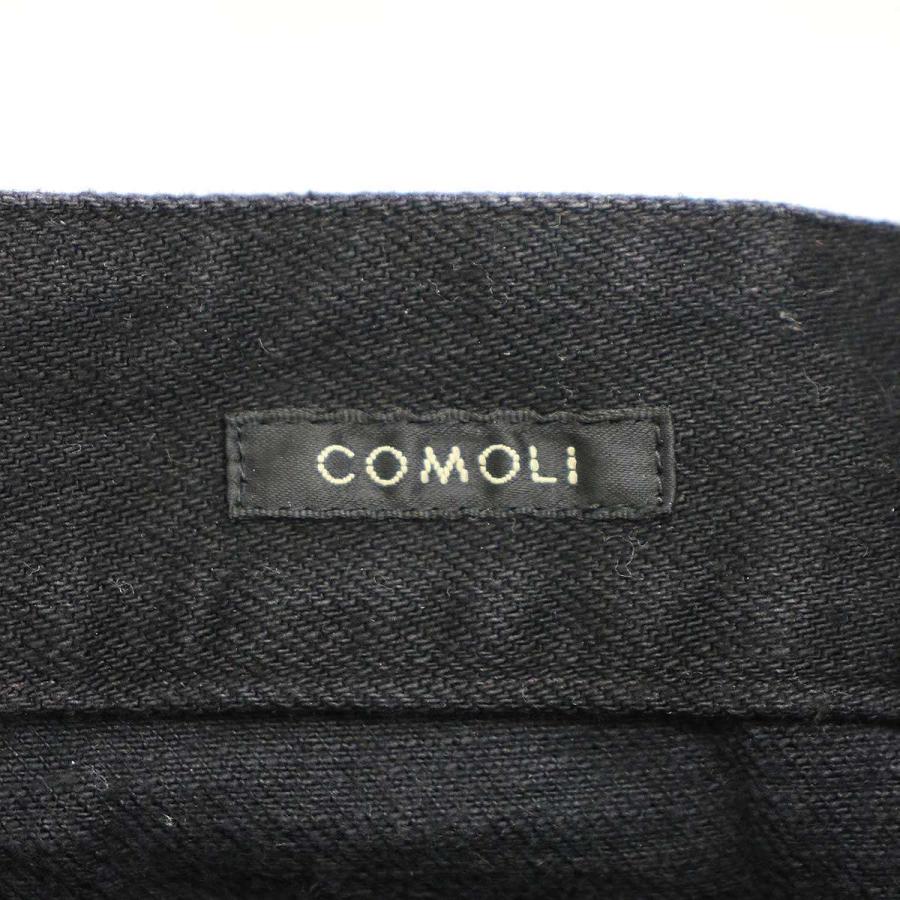 COMOLI コモリ 25AW ブラックデニム ベルテッドパンツ C03-03001