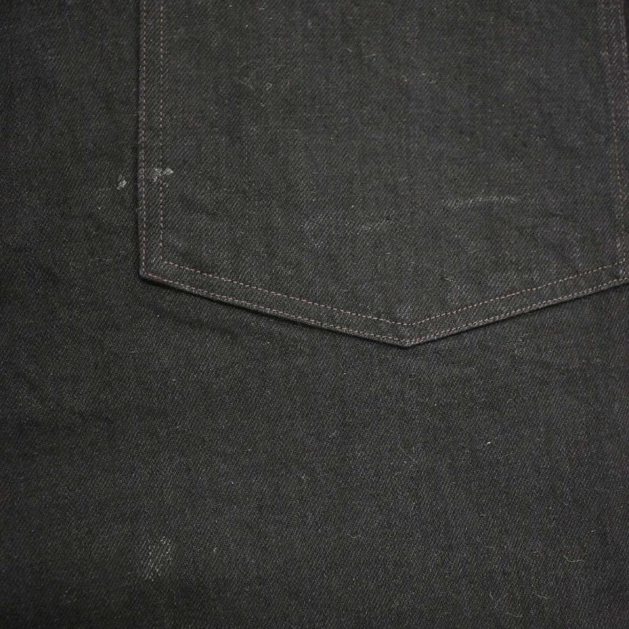 COMOLI（コモリ） 25AW ブラックデニム ベルテッドパンツ C03-03001