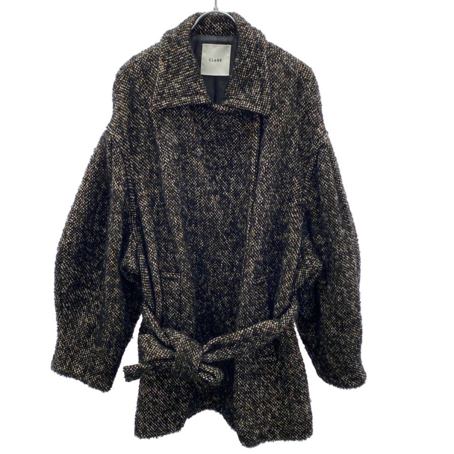 CLANE MIX LOOP TWEED BOX COAT ツイードコート CLANE - ミックスループツイードボックスコート - MIX LOOP TWEED BOX