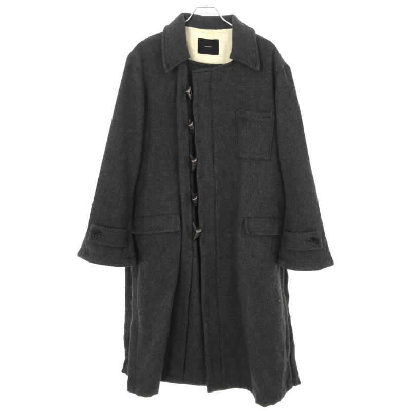 ⭐︎専用⭐︎ ラディエイト 刺繍入りロングコート 黒 Foil Print Stripe Square Long Coat(S Black): Vintage 1.1｜THE SHOP