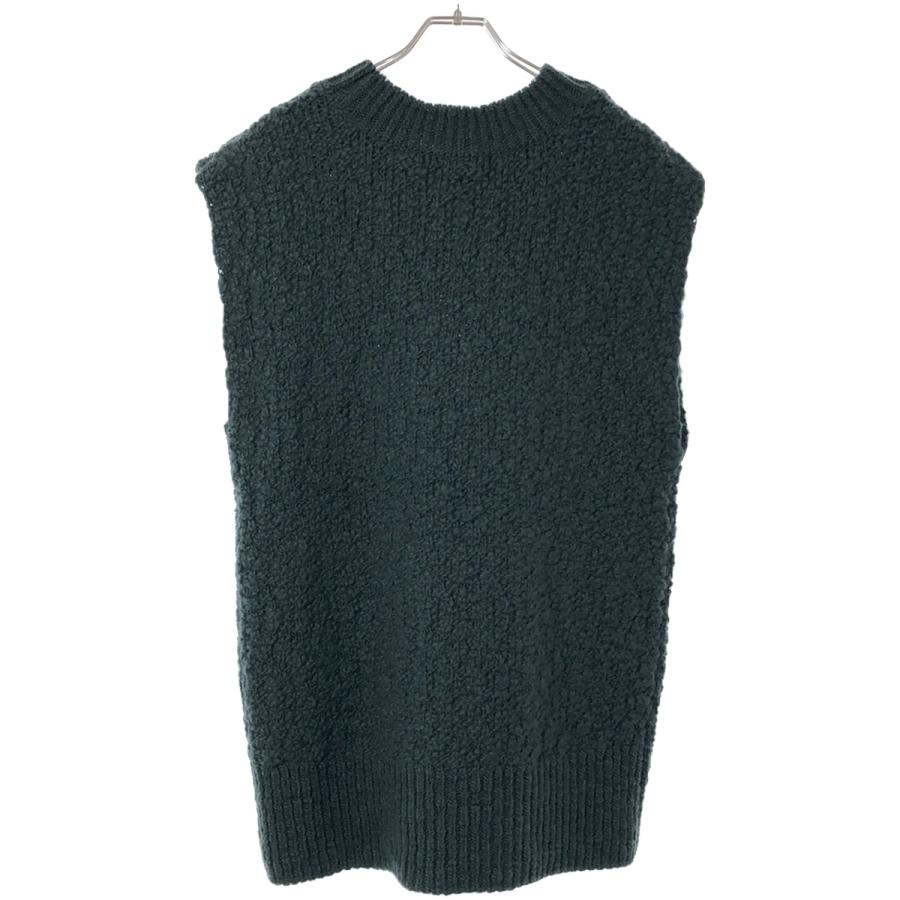 08sircus ゼロエイトサーカス 23AW Wool slub crew neck vest ニット 