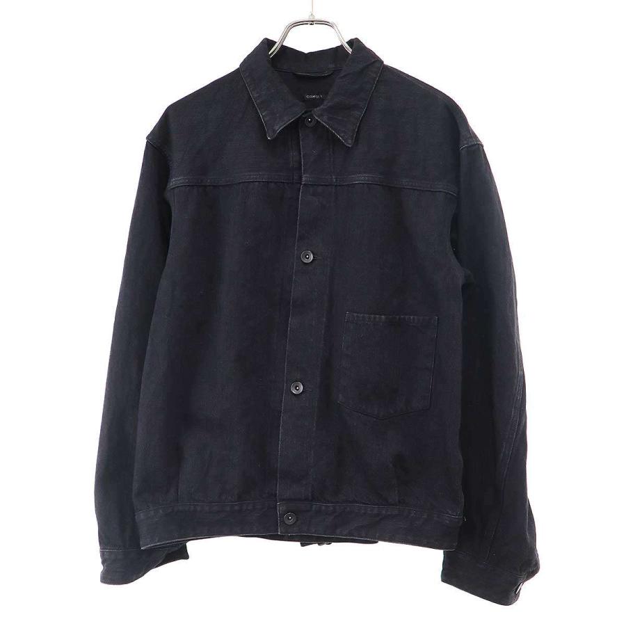 COMOLI (コモリ)[Q03-01006] デニム ジャケット ブラック COMOLI（コモリ） 19AW ブラックデニムジャケット Q03-01006 ブラック