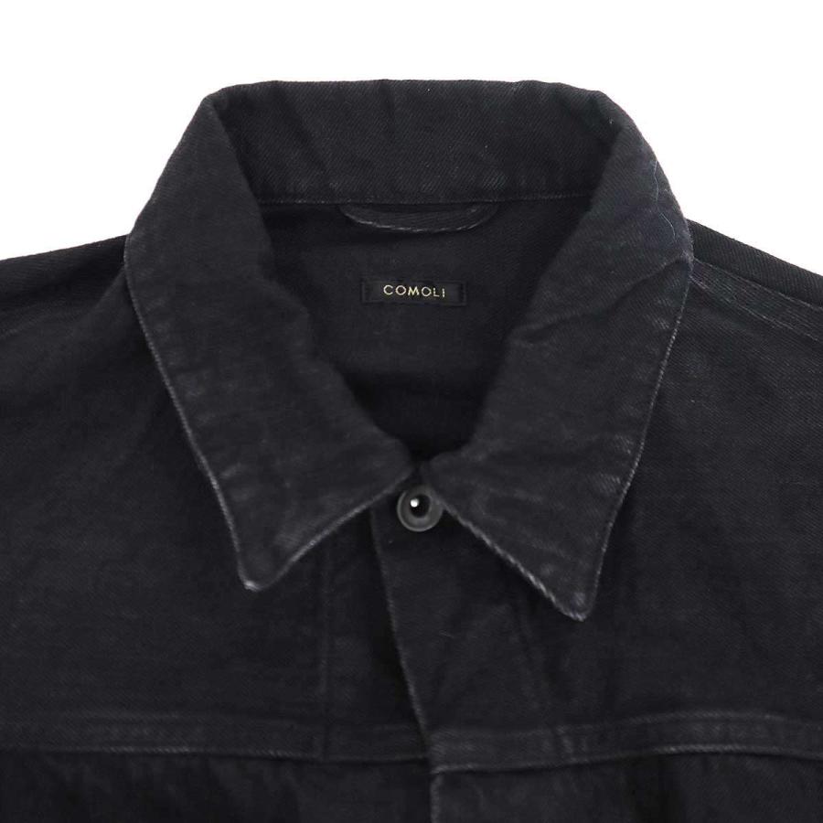 COMOLI（コモリ） 19AW ブラックデニムジャケット Q03-01006 ブラック