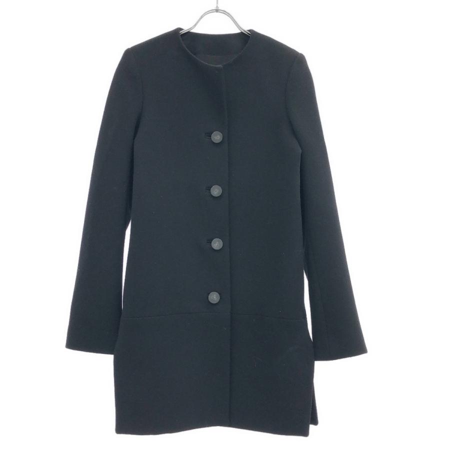 BALENCIAGA（バレンシアガ） ノーカラーウールロングジャケット コート 
