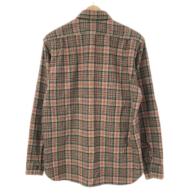 At Last & Co アットラスト ウールチェックシャツ グレー系 At Last & Co アットラスト ウールチェックシャツ グレー系