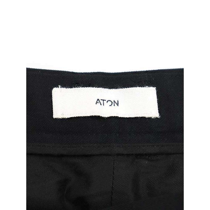 ATON エイトン WOOL GABARDINE WIDE PANTS ウールギャバジン ATON エイトン WOOL GABARDINE WIDE PANTS ウールギャバジン