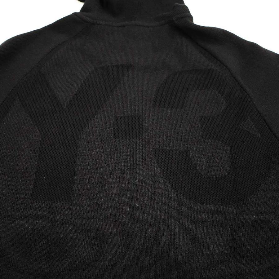 Y-3 ワイスリー M CLASSIC WINTER KNIT HOODED FULL-ZIP HOODIE ロゴ 