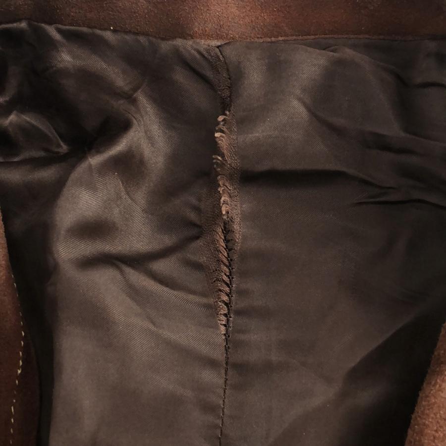 sulvam（サルバム） 18AW suede over coat スウェードガウンコート SG