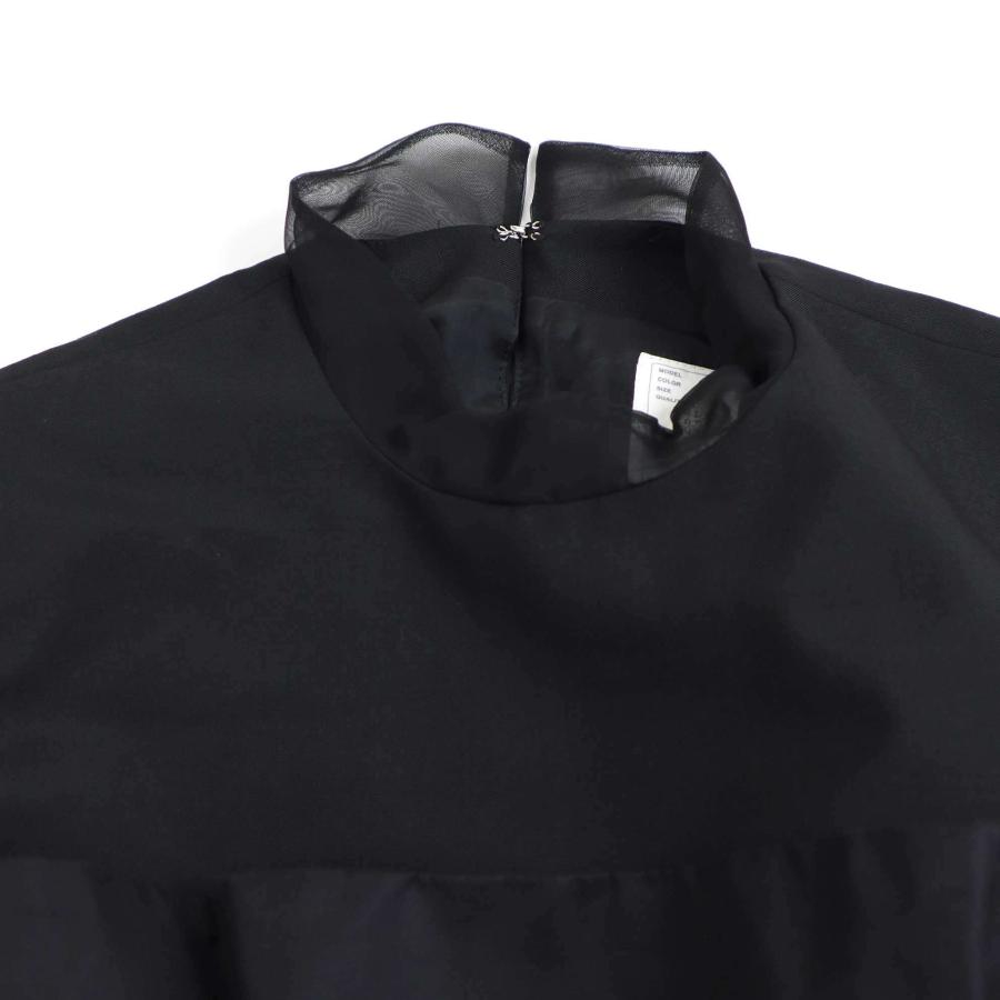 sacai サカイ 22AW Sutiting Mix Dress スーチングミックスドレス  