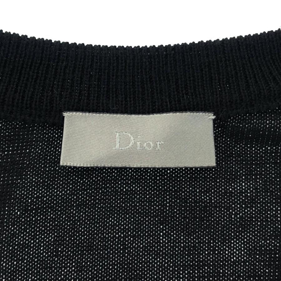 Dior HOMME ディオールオム 2007AW ダメージ加工Vネックニットセーター