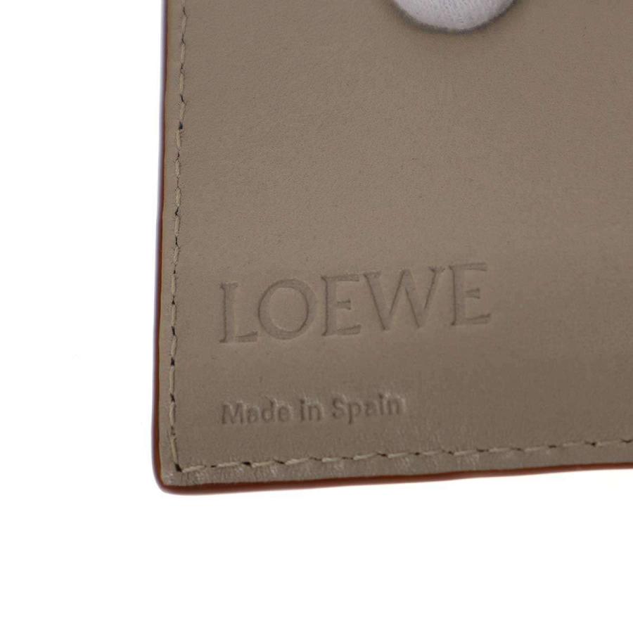 LOEWE ロエベ トライフォールドウォレット ライトゴースト 財布 現行 ロエベ LOEWE トライフォールド ウォレット 3つ折財布 ミニ財布 (LOEWE